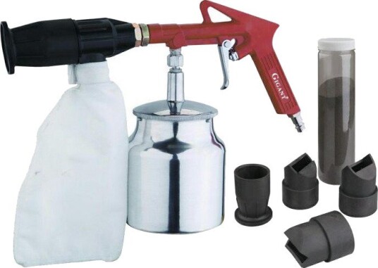 Adler Sandblåsepistol GT-06 Med Sandoppsamling 600 ml