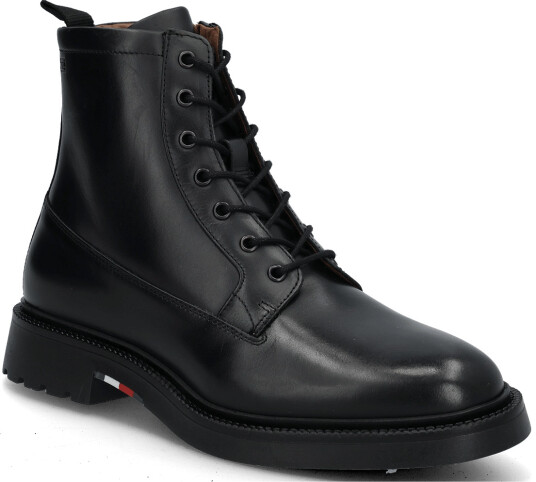 Tommy Hilfiger Corporate Casual Lth Boot Black 41