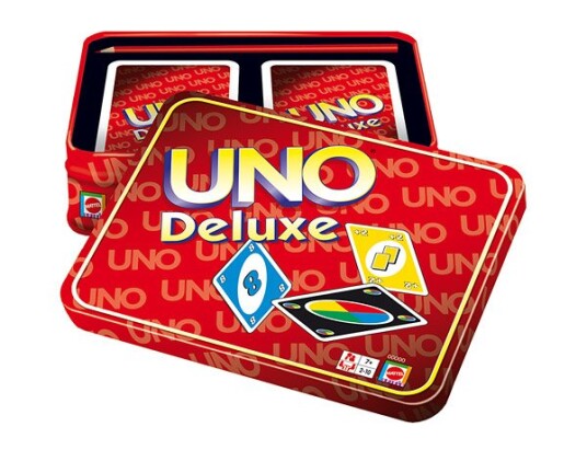 Games Uno Deluxe Kort Spill Shedding 7 År Familiespill Games Uno Deluxe Kort Spill Shedding 7 År Familiespill