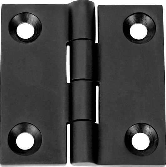 1852 Hengsel 51 x 51 mm syrefast sort