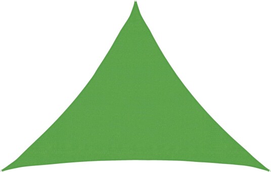 vidaXL Solseil Lys grønn 7 x 5 x 5 m HDPE