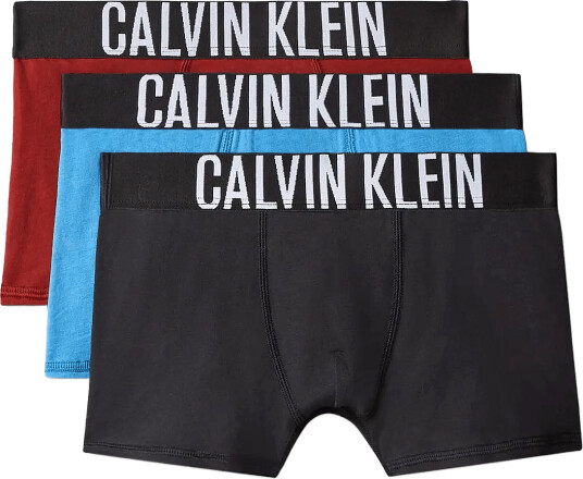 Calvin Klein 3Pk Trunk Black 164 170