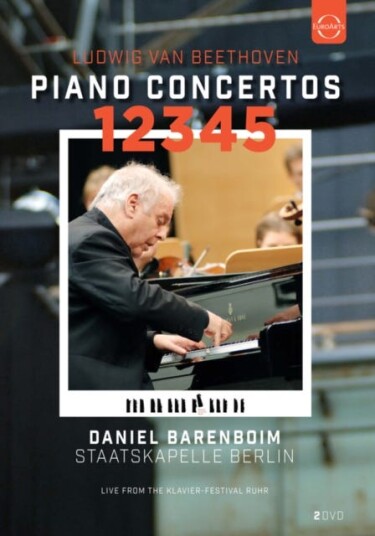Daniel Barenboim Plays And Conducts Beethoven Piano Concertos 15 DVD