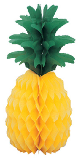 Unique Party Borddekorasjon Honeycomb Ananas