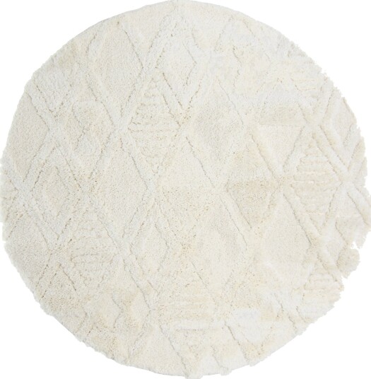 Runde tepper Rostock offwhite Størrelse: Ø 120 cm Runde tepper Rostock offwhite Størrelse: Ø 120 cm