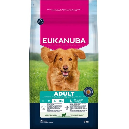 Eukanuba Adult Large Breed Lamb & Rice 3 kg 