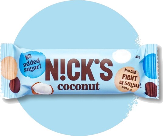 Nick's Sugarfree Coconut Chocolate 40g