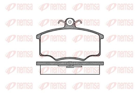 Bremseklosser REMSA 0046.00 Bremseklosser REMSA 0046.00