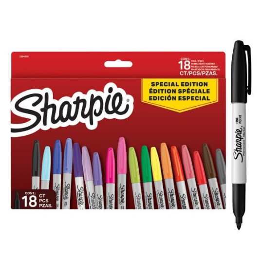 Sharpie Permanent Marker Fine Special Edition 18-Blister 2204015 Sharpie Permanent Marker Fine Special Edition 18-Blister 2204015