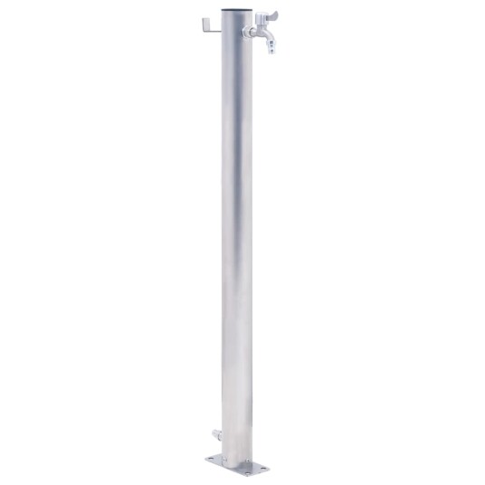 vidaXL Hagevannsøyle 60 cm rustfritt stål rund vidaXL Hagevannsøyle 60 cm rustfritt stål rund
