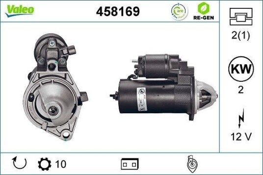 VALEO 458169 Starter VALEO 458169 Starter