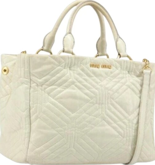 Miu Miu Pre owned Dame Pre owned Beige ONE SIZE,
