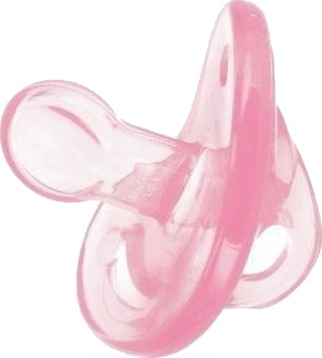 Nuk 398288 Silikon Smokk Sensitive 6-18 mnd Rosa