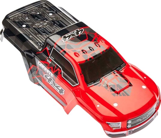 ARRMA AR402256 Body Painted Red w/Decals:Granite Mega ARRMA AR402256 Body Painted Red w/Decals:Granite Mega