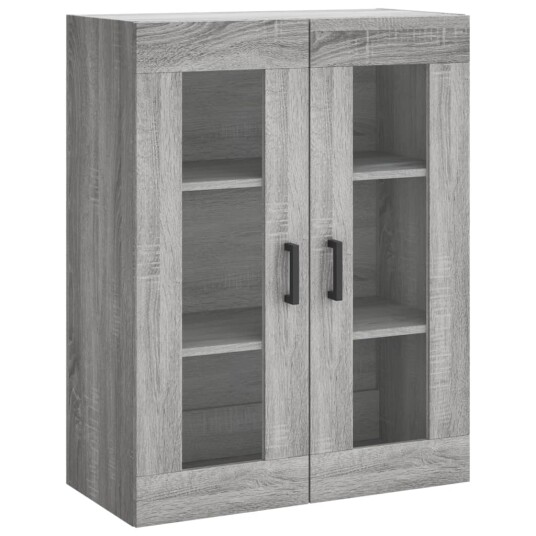 vidaXL Highboard grå sonoma 69,5x34x180 cm konstruert tre 8720845480851