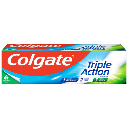 Colgate Tannkrem Triple Action 75 ml.