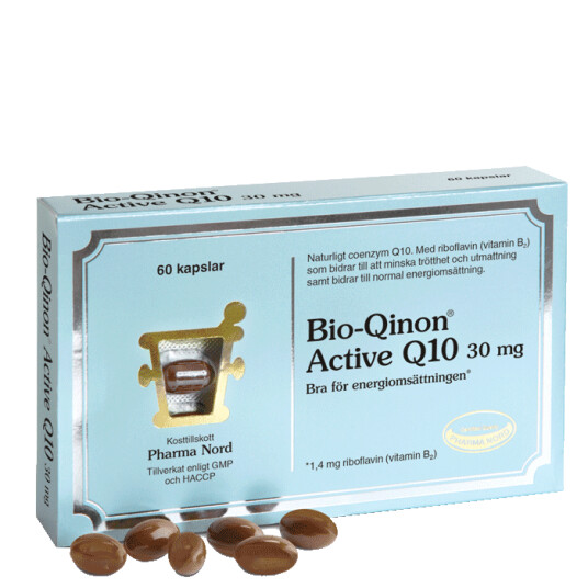 Bio-Qinon Active Q10 30 mg 60 kapsler Bio-Qinon Active Q10 30 mg 60 kapsler