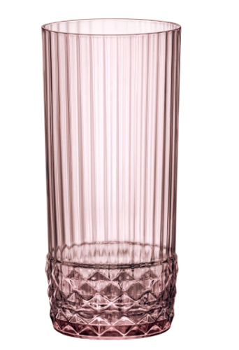 Bormioli America's 20s Drikkeglass 40 Cl, Rosa