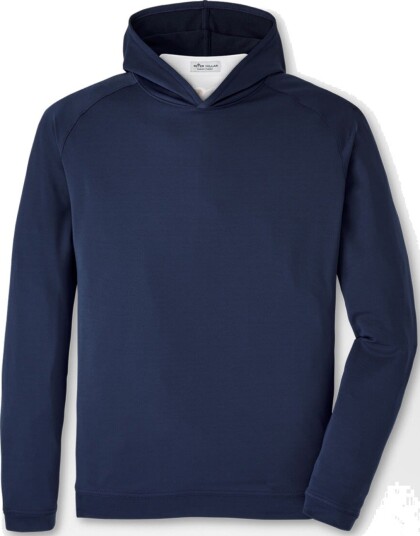 Peter Millar Pine Performance Hood Blå Golfgenser herre Navy Large