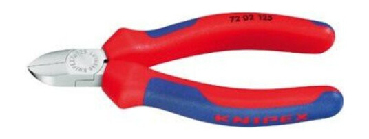Knipex Sideavbiter 115 mm - Stål med Blå/Rød Håndtak