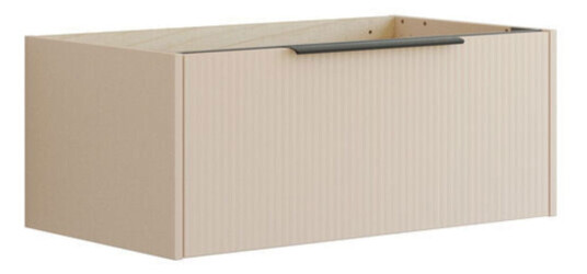 Dansani Mido+ Classic Stripet Servantskap 1 Skuff Sand Matt / 80cm Dansani Mido+ Classic Stripet Servantskap 1 Skuff Sand Matt / 80cm