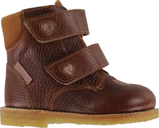 ANGULUS Boots Flat With Velcro Brown 27