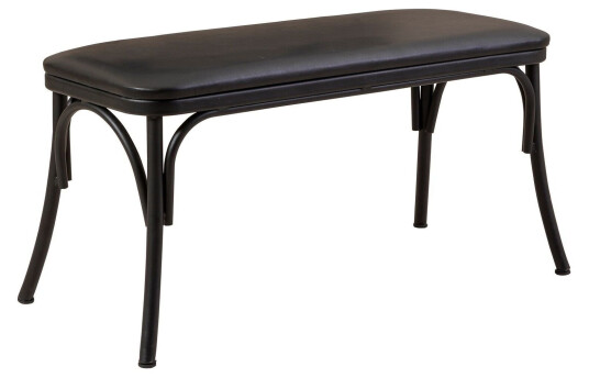 Oliver Benk 100x41 cm Svart Hanah Home
