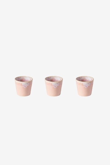 COSTA NOVA Krus Grespresso 3 pakning Rosa COSTA NOVA Krus Grespresso 3 pakning Rosa