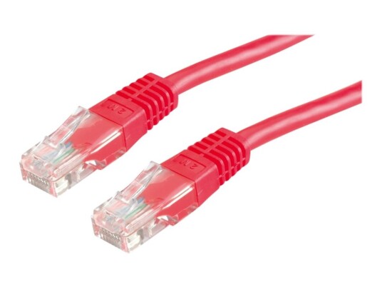 Roline Koblingskabel Rj-45 Hann Til Rj-45 Hann 3 M Utp Cat 5E Rød