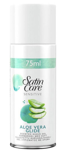 Venus Satin Care Shaving Gel Sensitive Aloe Vera Glide 75ml