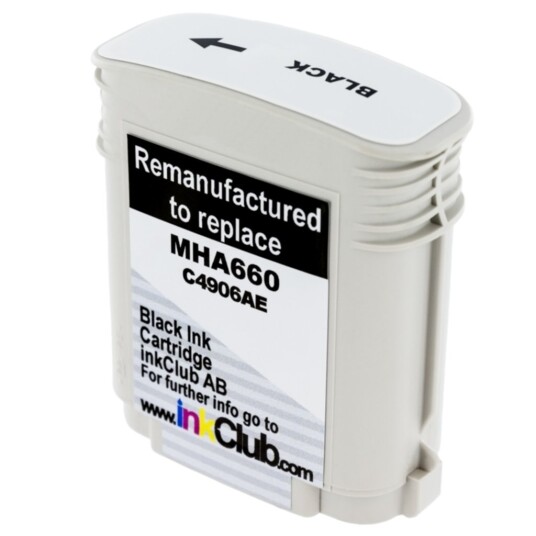 inkClub MHA660 Blekkpatron, erstatter HP 940XL, svart, 72 ml inkClub MHA660 Blekkpatron, erstatter HP 940XL, svart, 72 ml