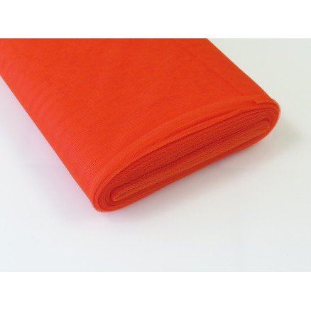 Diverse Tyllstoff Nylon 83 Mørk Oransje 145cm 50cm