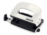 Hulapparat Leitz Mini WOW 2-huls hvid til 10 ark