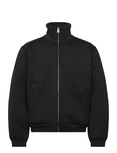 Weekday Bonded Scuba Jacket - Black - L Weekday Bonded Scuba Jacket - Black - L