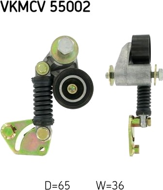 SKF VKMCV 55002 Strammehjul, kilerem