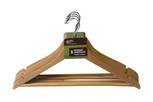 Hengere 5 stk/set Tre/Natur