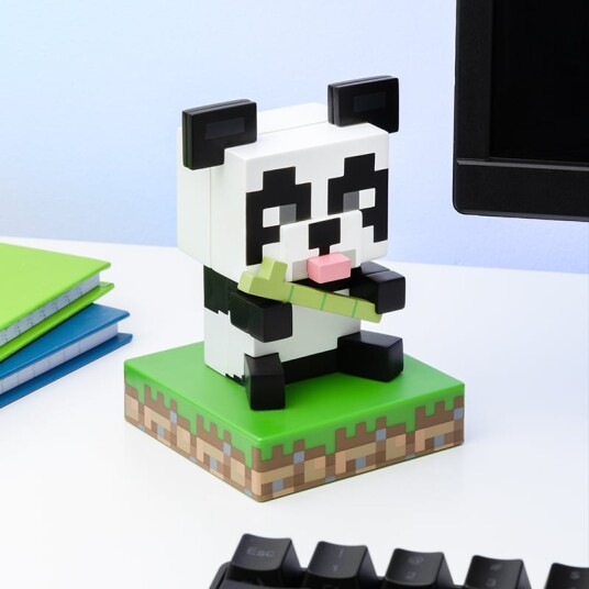 Paladone Minecraft Panda Skrivebordslampe med LED Lys for Barn Paladone Minecraft Panda Skrivebordslampe med LED Lys for Barn