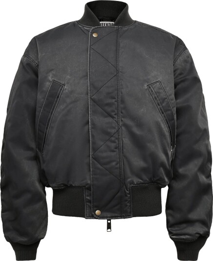 Weekday Bomber Jacket BLACK WASH XL Weekday Bomber Jacket BLACK WASH XL