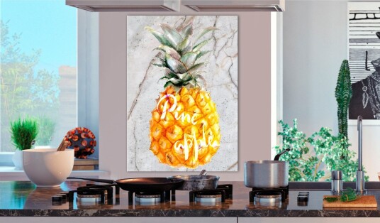 Tavle Pineapple And Marble 1 Part Vertical 60X90 Artgeist sp. z o. o.