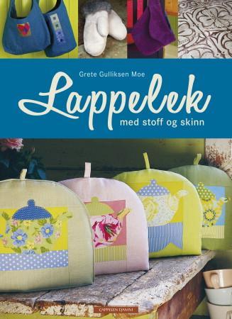 Lappelek med stoff og skinn Innbundet Veldig pen bok / som ny