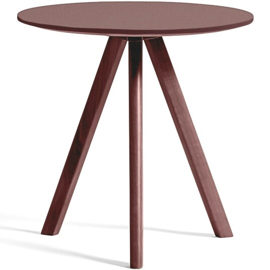 Hay CPH 20 2.0 Sidebord Ø50x49 cm Vannbasert Lakkert Eik / Bordeaux