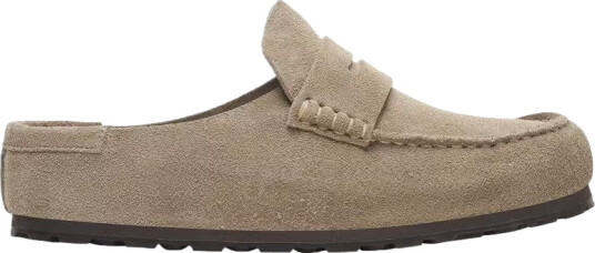 Joggesko Birkenstock Naples Wrapped Suede Leather Taupe EUR 43