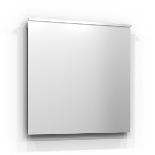 Svedbergs Tived speil med LED, 80x82 cm, hvit