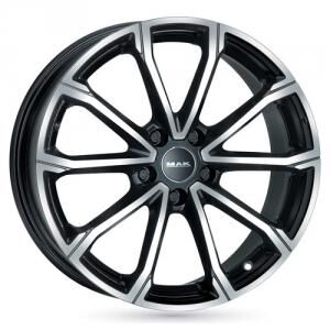 MAK Davinci Black Machined Face 6,5x16 5/112 ET43 B57 MAK Davinci Black Machined Face 6,5x16 5/112 ET43 B57