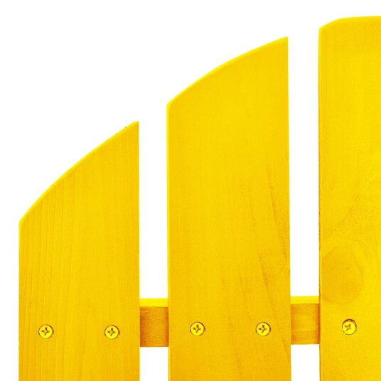 vidaXL Adirondack gyngestol for hage heltre gran gul vidaXL Adirondack gyngestol for hage heltre gran gul