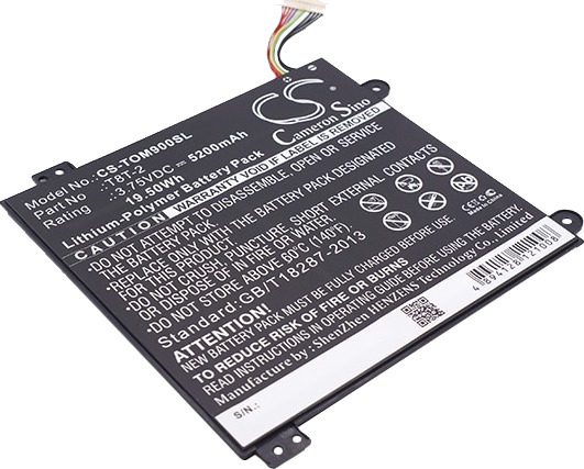 Batteri til Toshiba Satellite Click Mini L9W-B etc Batteri til Toshiba Satellite Click Mini L9W-B etc