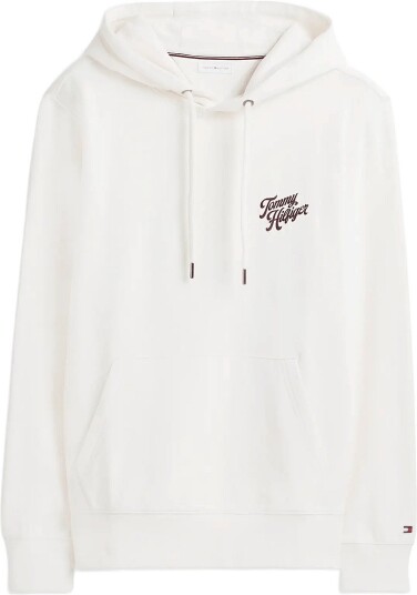 Tommy Hilfiger Ic Graphic Back Reg Terry Hoodie Cream S