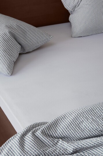 Jotex Stretchlaken i Jerseystoff Hvit GILLA 20335510108