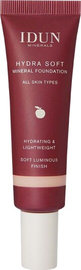 IDUN Minerals Hydrasoft Foundation 30 ml - Lett, Medium Dekkevne, Vegansk IDUN Minerals Hydrasoft Foundation 30 ml - Lett, Medium Dekkevne, Vegansk