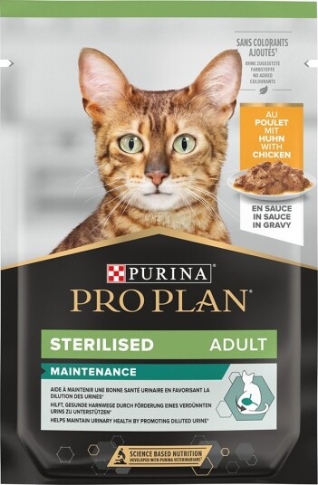 Pro Plan Våtfôr Adult Purina Sterilised Maintenance Sterilised Kylling 12 X 85 G